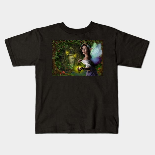 Faerie Kids T-Shirt by AndreKoeks